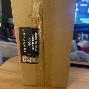 HydroJug Traveler 40oz Ghost Sticker Print